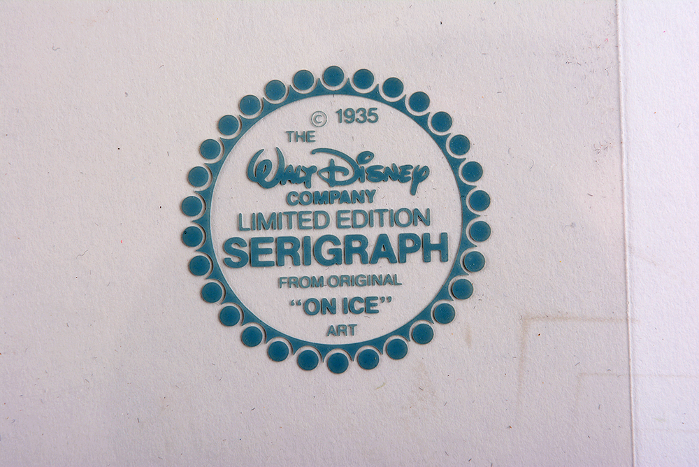 Walt Disney Lithographs and Serigraph