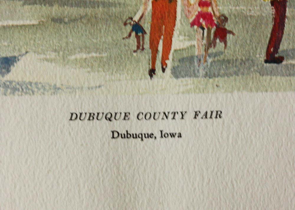 Richard Lewis Dubuque Iowa Offset Lithographs