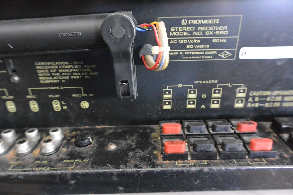 Pioneer Stereo Receiver Model SX-550