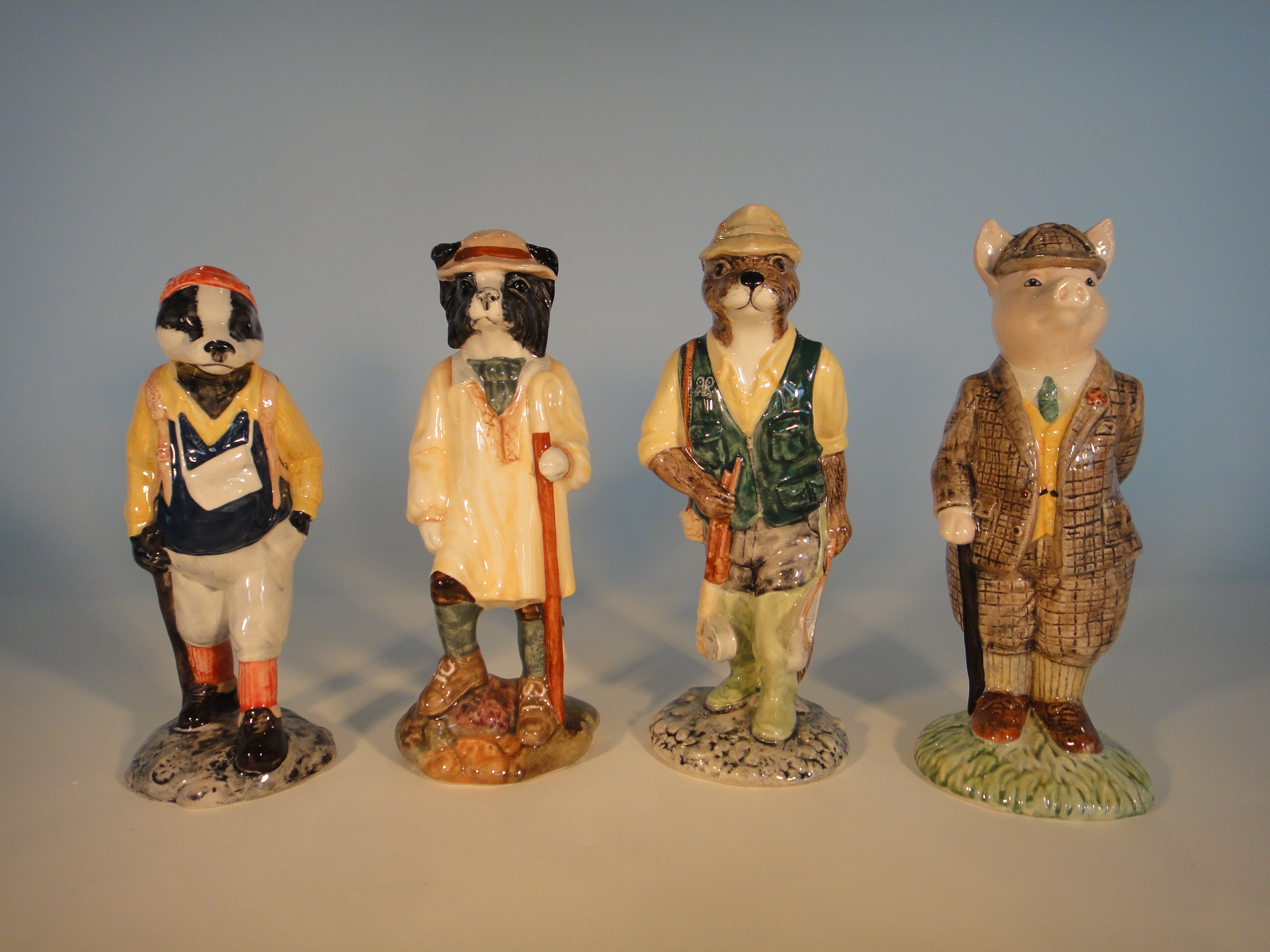 Four Vintage Limited Edition John Beswick Figurines