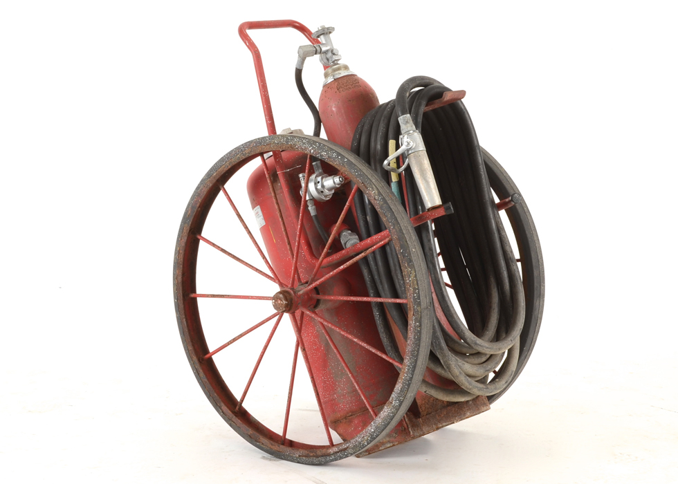 Vintage Ansul Wagon Wheel Fire Extinguisher