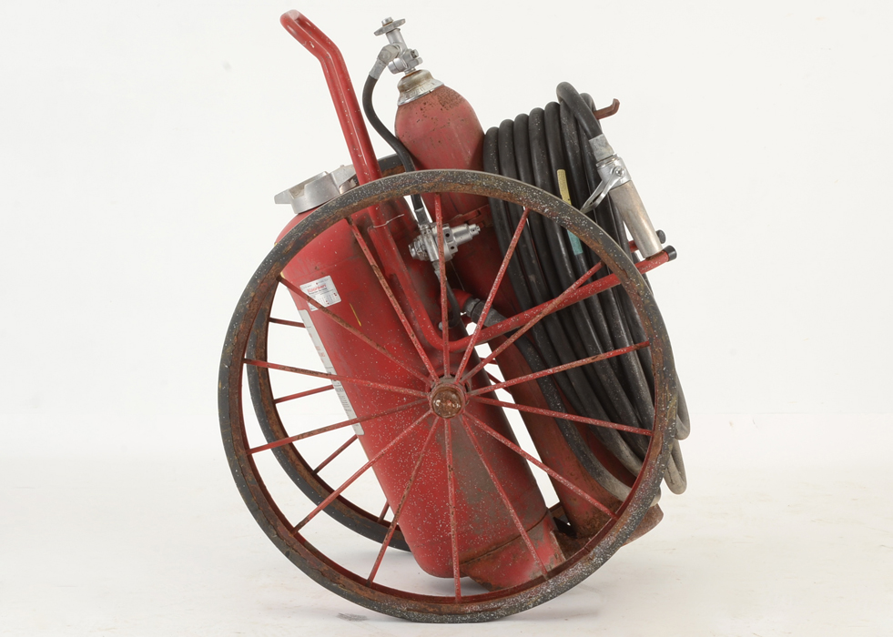 Vintage Ansul Wagon Wheel Fire Extinguisher
