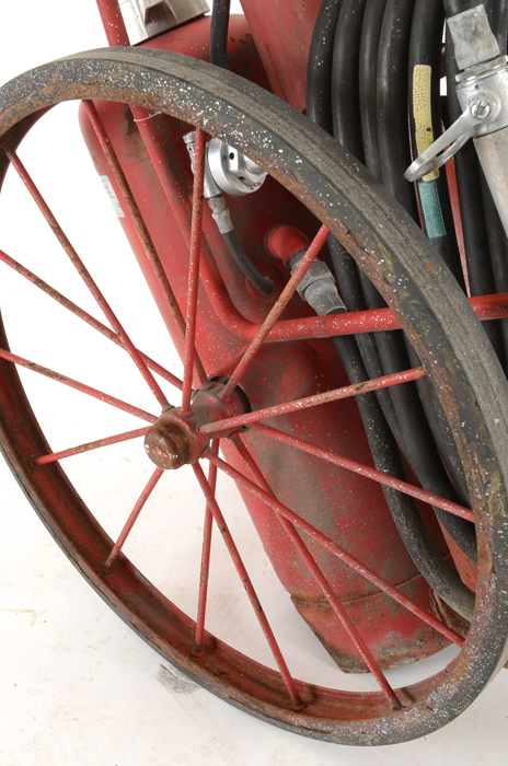 Vintage Ansul Wagon Wheel Fire Extinguisher