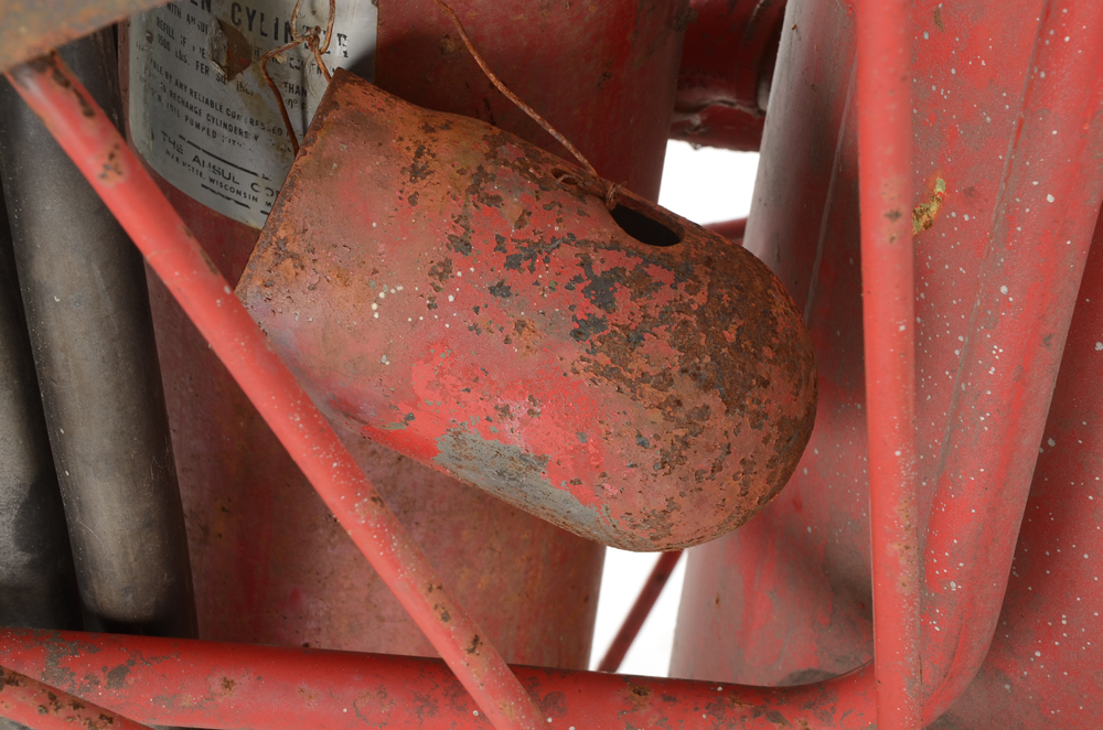Vintage Ansul Wagon Wheel Fire Extinguisher