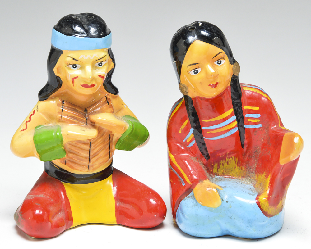 Four Vintage Character Salt and Pepper Sets