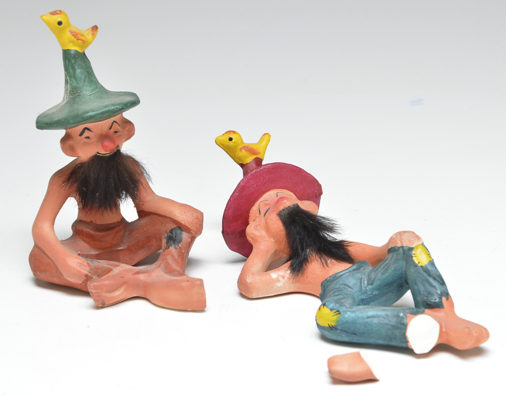 Four Vintage Character Salt and Pepper Sets