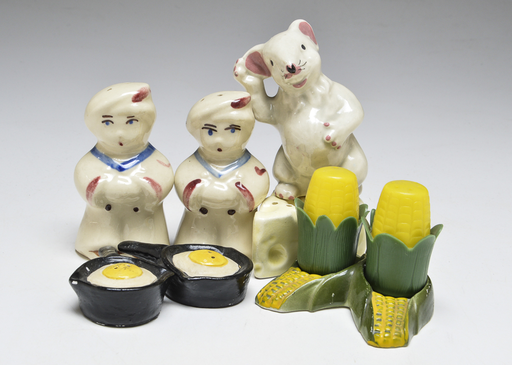 Lot of Vintage Collectible Salt and Pepper Shakers