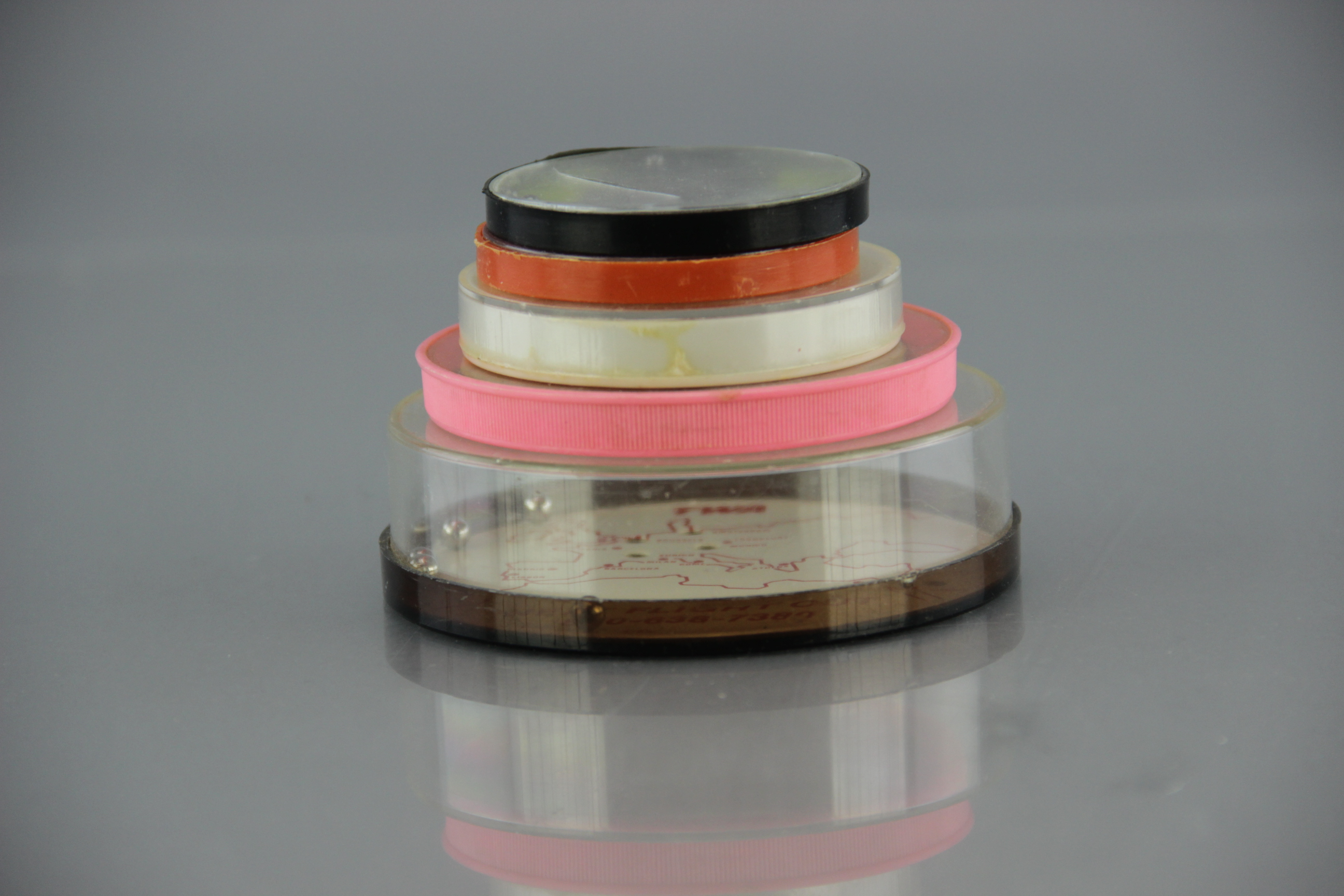 Vintage Round Plastic Dexterity Puzzles