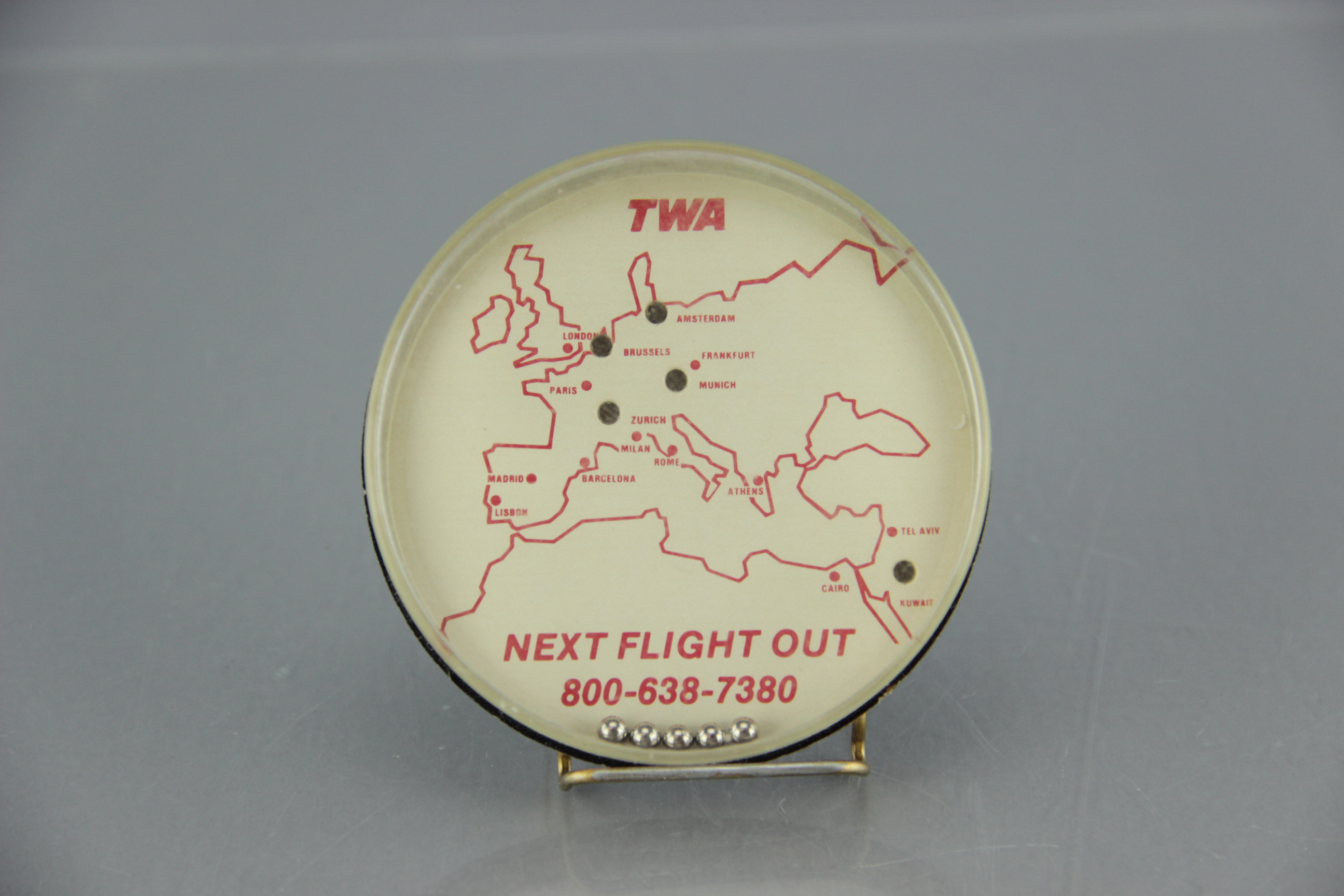 Vintage Round Plastic Dexterity Puzzles