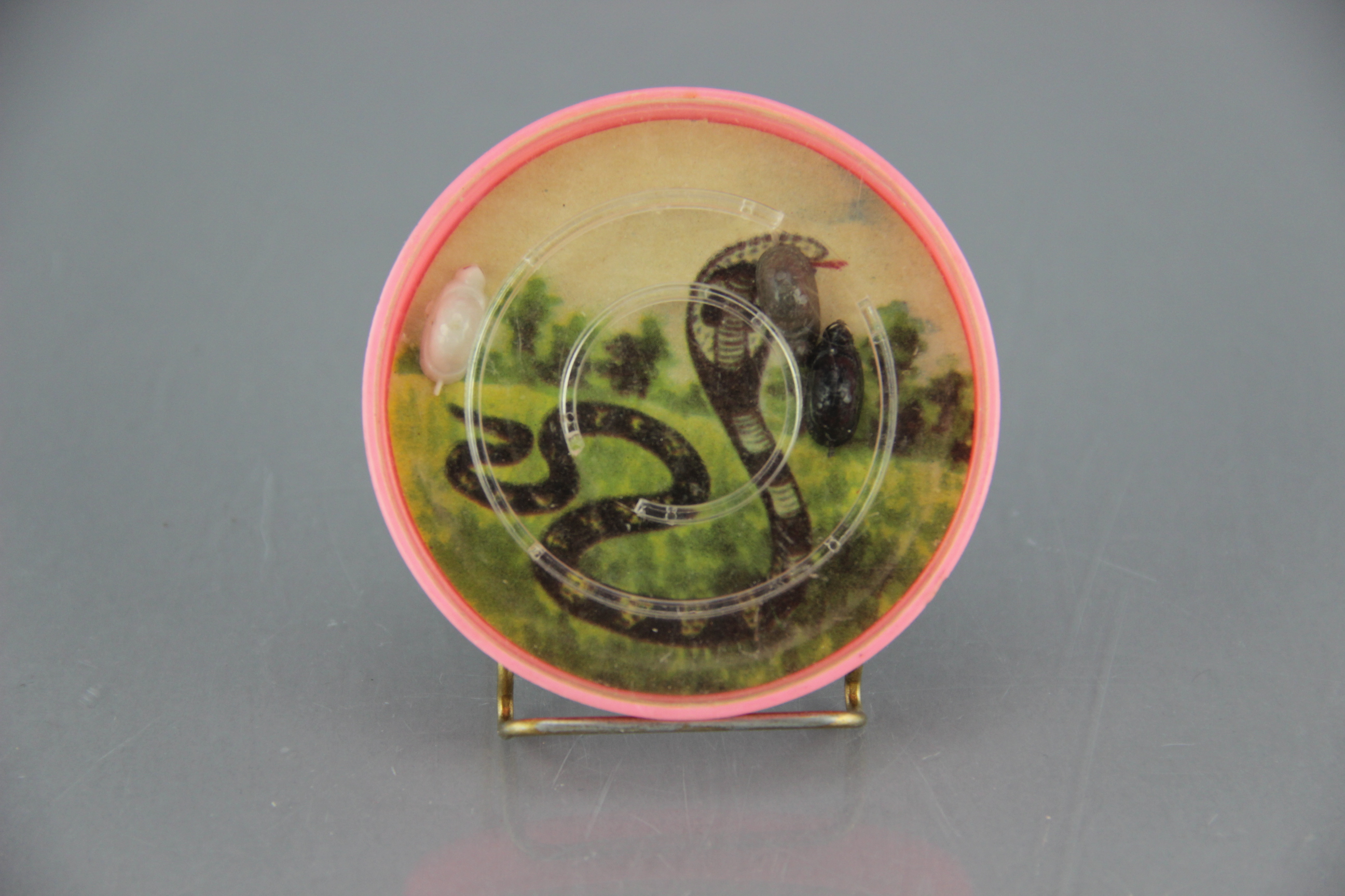 Vintage Round Plastic Dexterity Puzzles