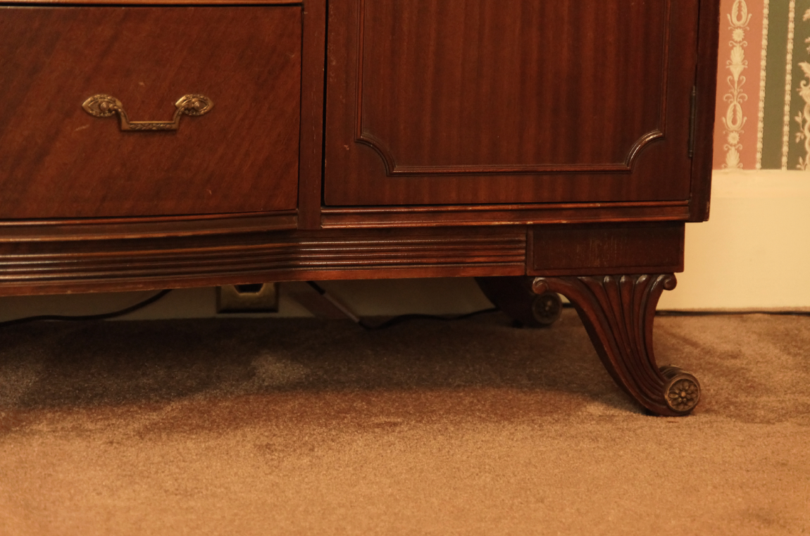 R-Way Furniture Co. Sheraton Style Bow Front Buffet
