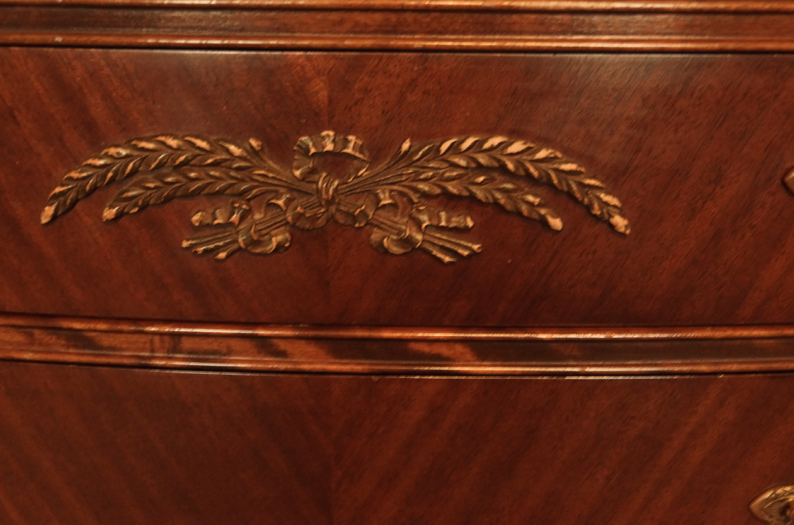 R-Way Furniture Co. Sheraton Style Bow Front Buffet