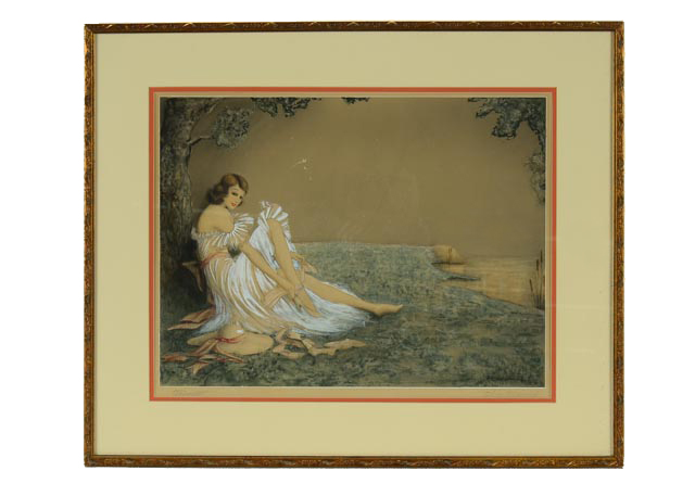 Signed Hand Tinted, Glenn B. Churchill