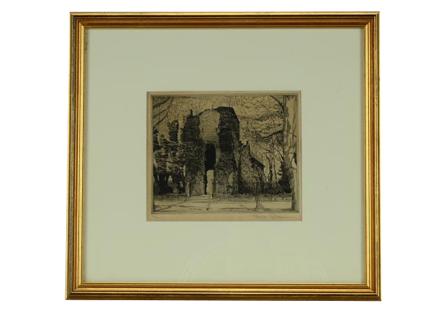 Limited Edition Signed Swan Donovan Etching