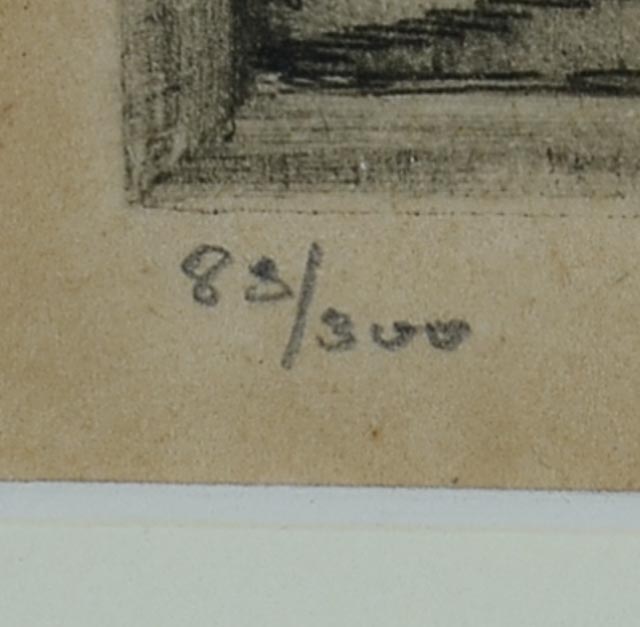 Limited Edition Signed Swan Donovan Etching