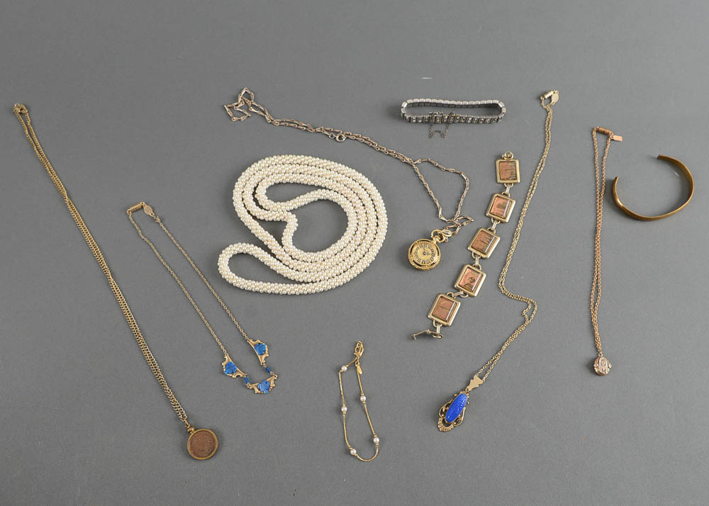 Collection of Vintage Costume Jewelry
