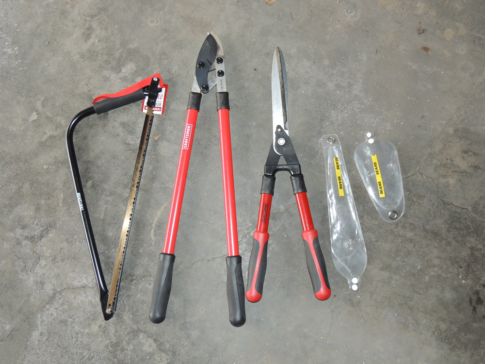 Craftsman Yard Hand Trimmers and Bow Saw