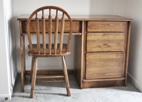 Pine Student Desk and Chair