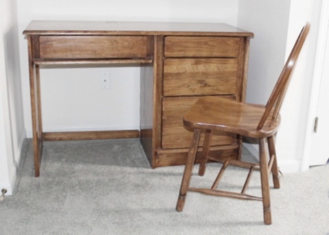 Pine Student Desk and Chair