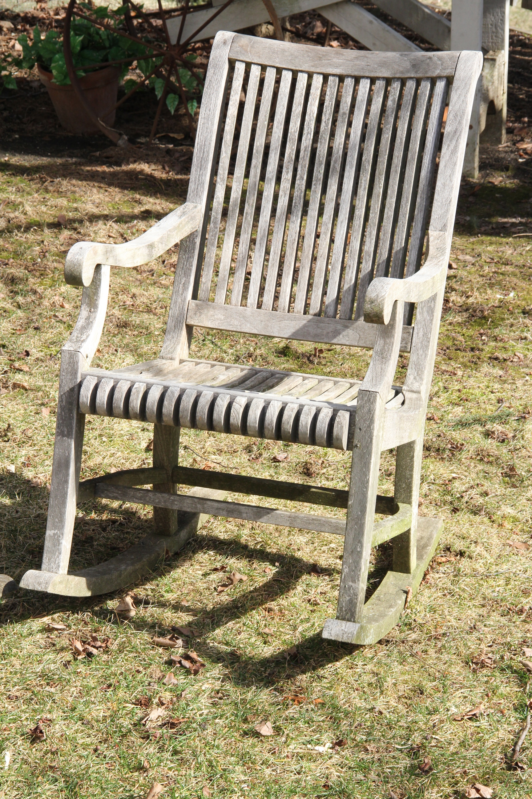 Smith and Hawken Teak Rocker Pair