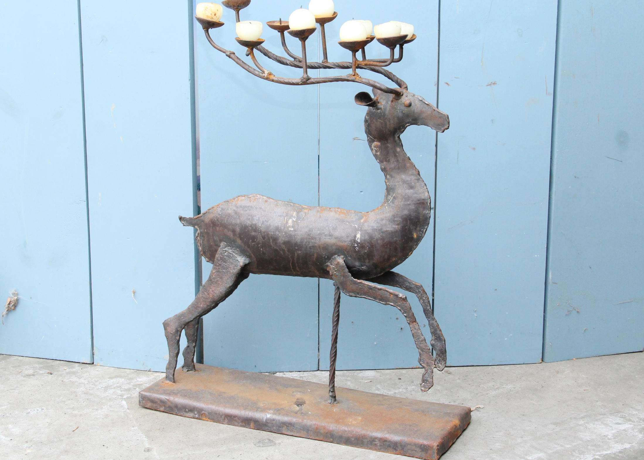 Vintage Classic Pottery  Deer Candelabra
