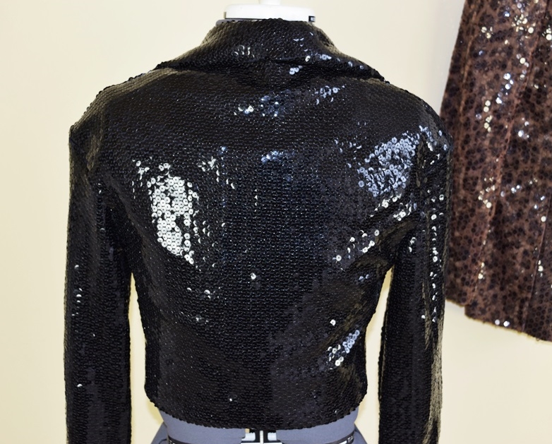 Vintage Bill Blass Sequin Jacket and Brown Sequin Jacket