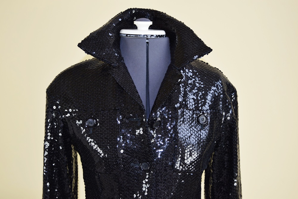 Vintage Bill Blass Sequin Jacket and Brown Sequin Jacket