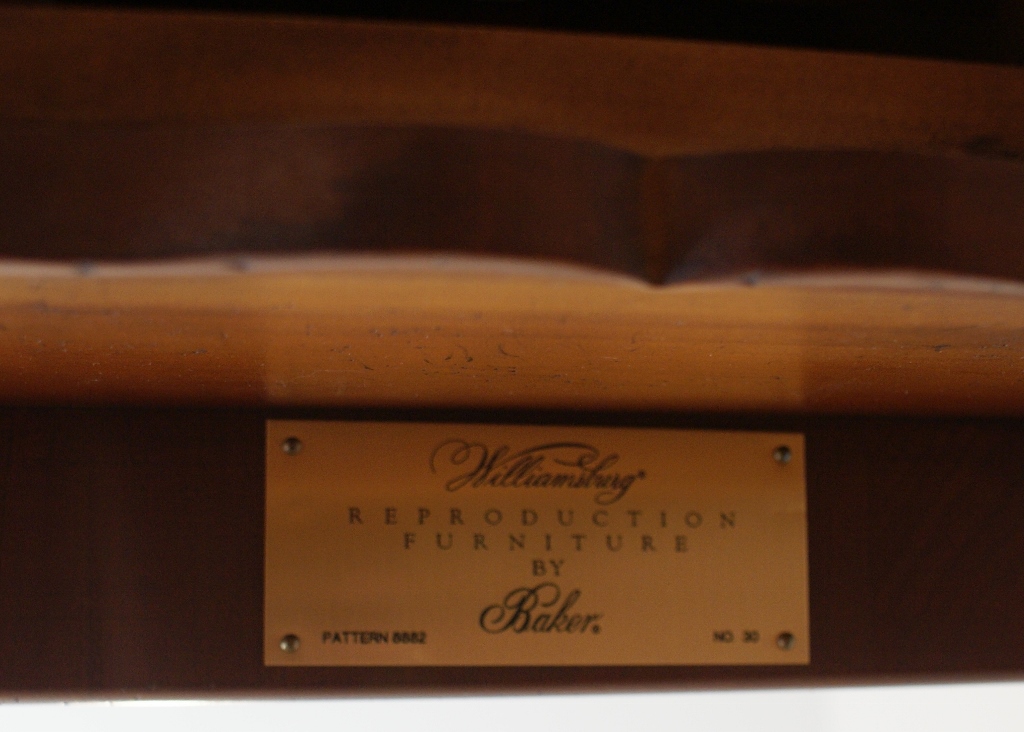 Baker Colonial Williamsburg Candle Table