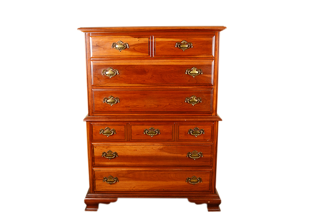 Cherry Chest on Chest Dresser
