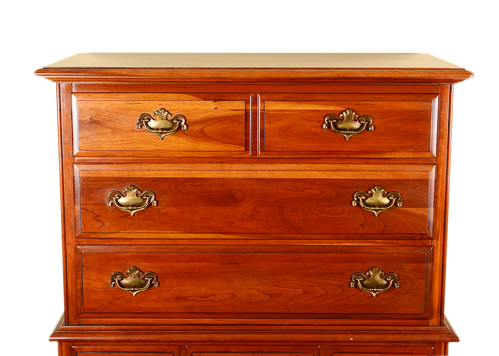 Cherry Chest on Chest Dresser