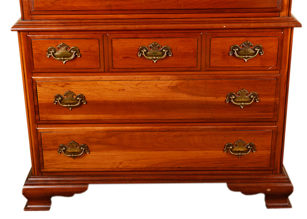 Cherry Chest on Chest Dresser