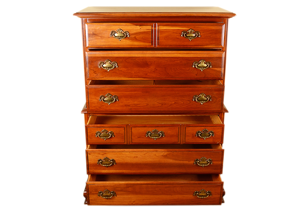 Cherry Chest on Chest Dresser