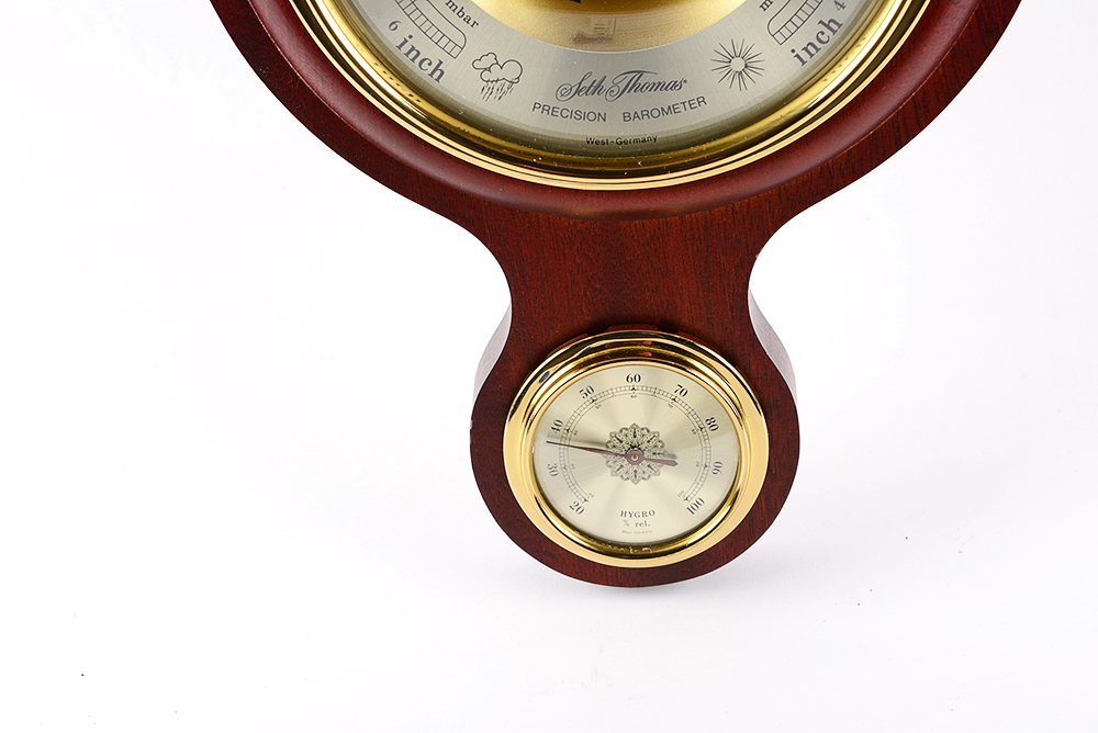 Mahogany Seth Thomas Precision Barometer