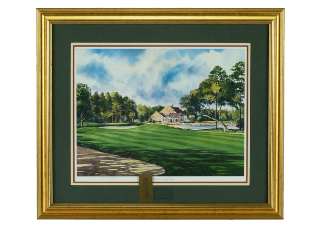 "Ninth at Long Cove" Paul Kuchno Photo Offset Lithograph