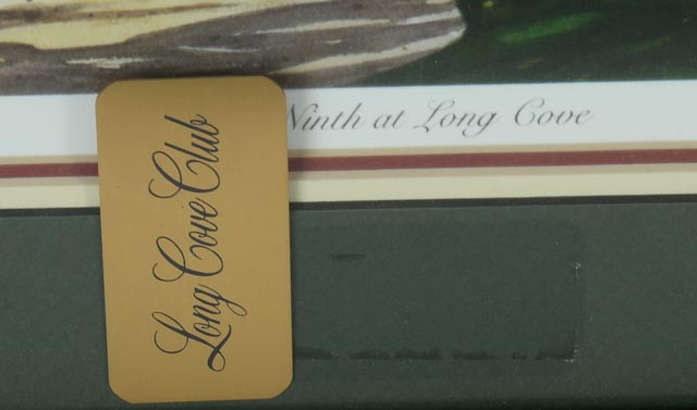 "Ninth at Long Cove" Paul Kuchno Photo Offset Lithograph