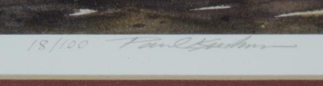 "Ninth at Long Cove" Paul Kuchno Photo Offset Lithograph