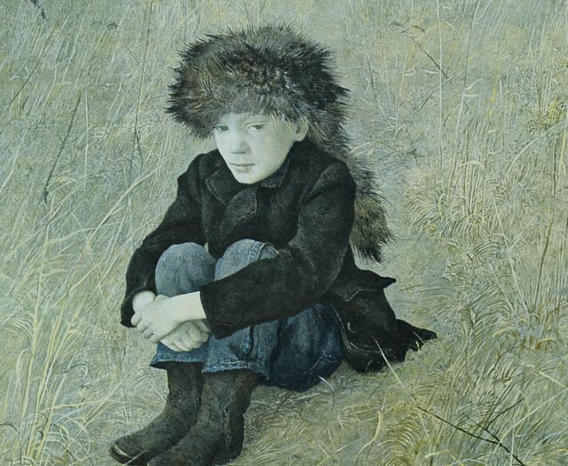 "Faraway" Andrew Wyeth Photo Offset Lithograph