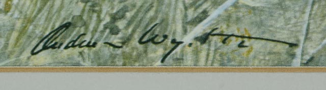 "Faraway" Andrew Wyeth Photo Offset Lithograph