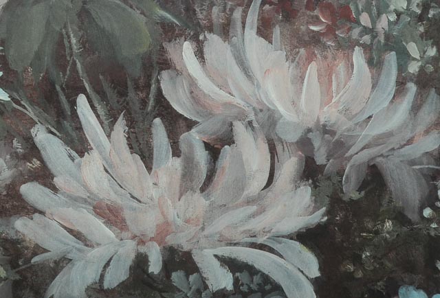 Mary Bertrand Signed L/E Floral Bouquet Photo Offset Lithograph