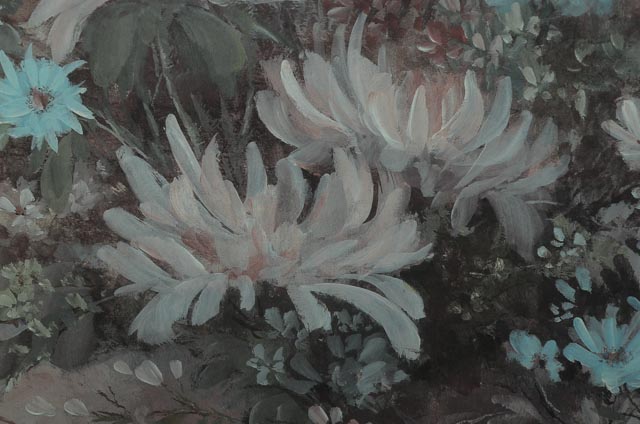 Mary Bertrand Signed L/E Floral Bouquet Photo Offset Lithograph