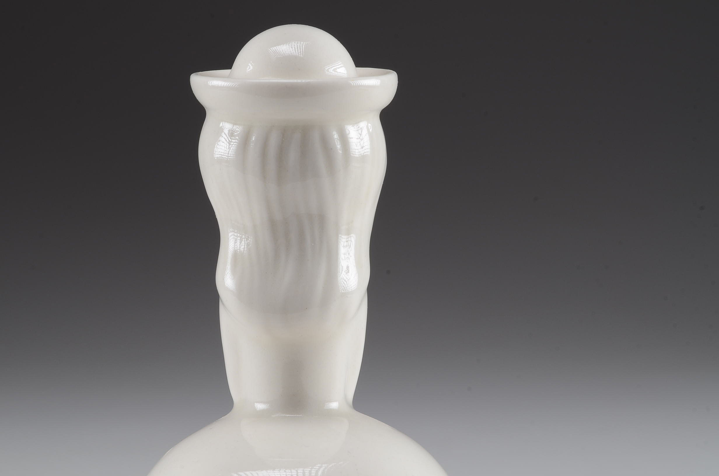 Vintage White Goebel Little Girl Bell