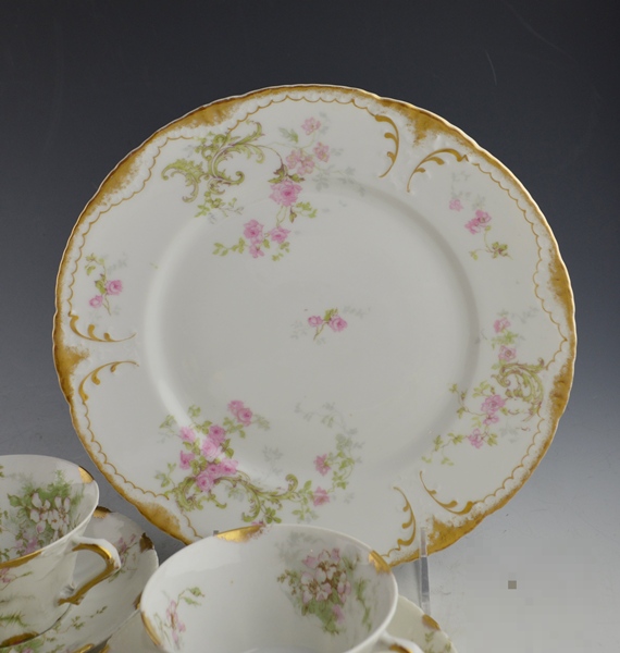 Theodore Haviland China "Apple Blossom" Set of Four