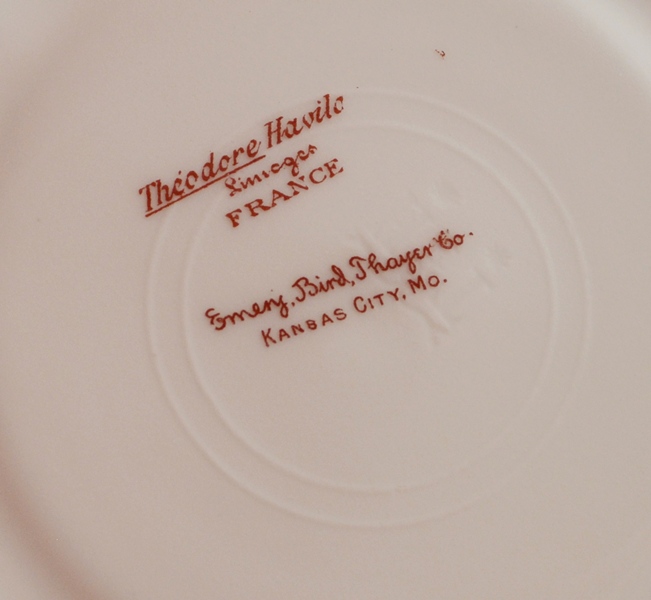 Theodore Haviland China "Apple Blossom" Set of Four