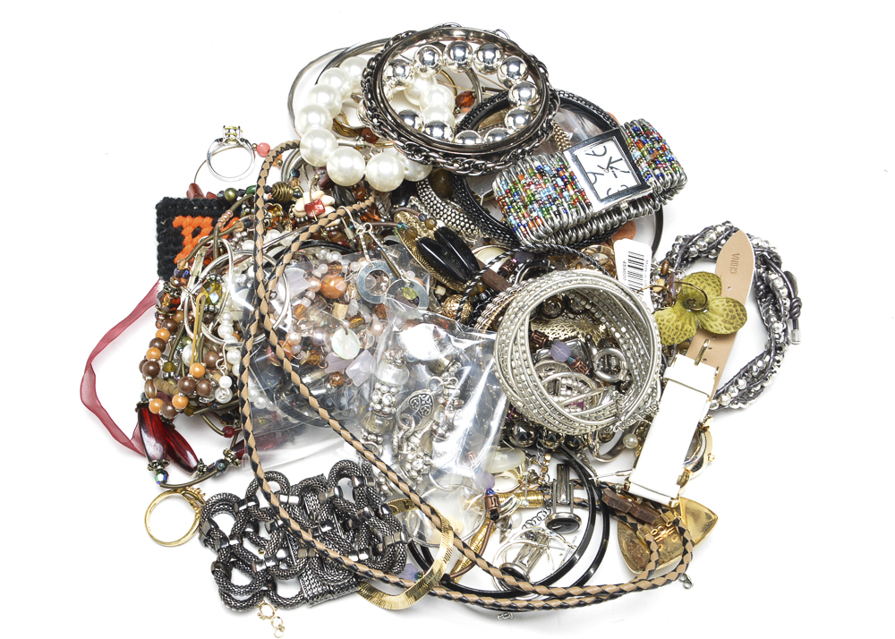 Large Lot of Costume Jewelry