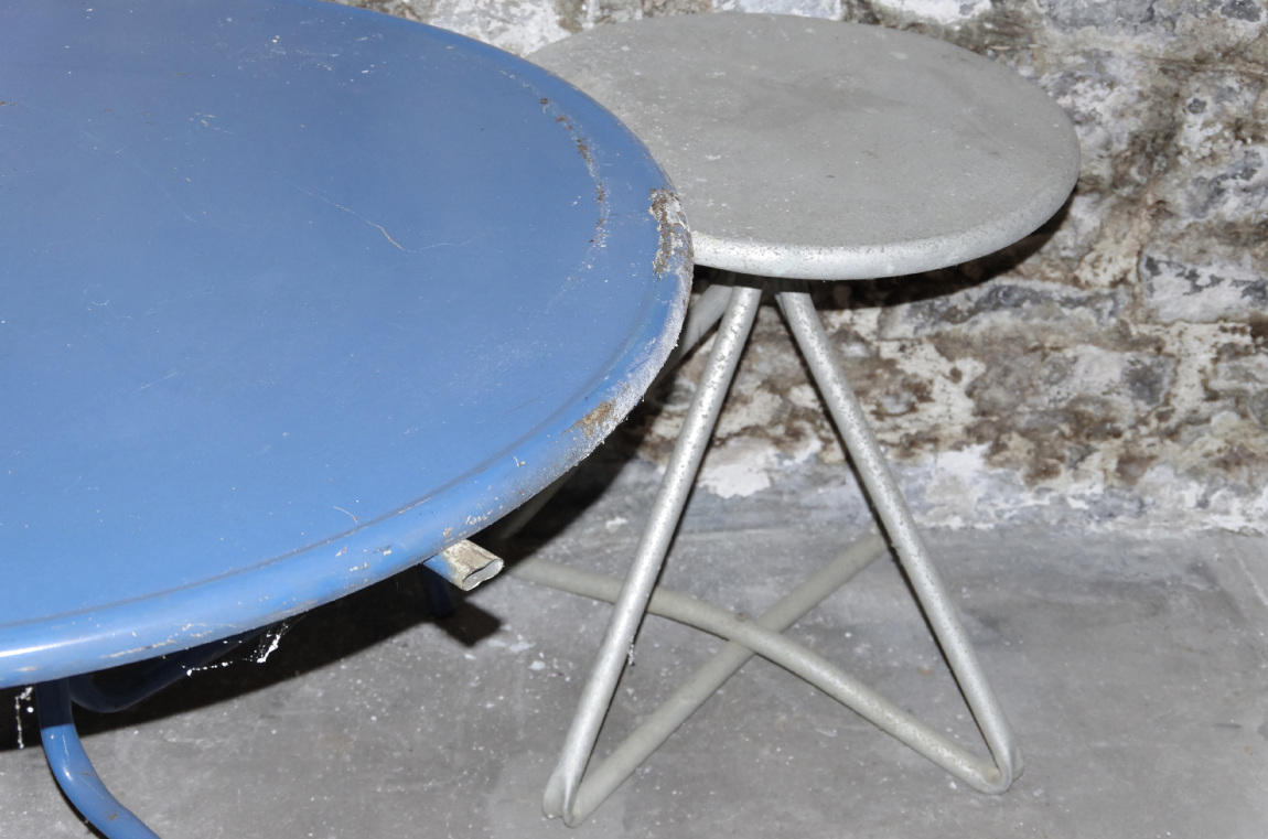 Three Vintage Round Tables