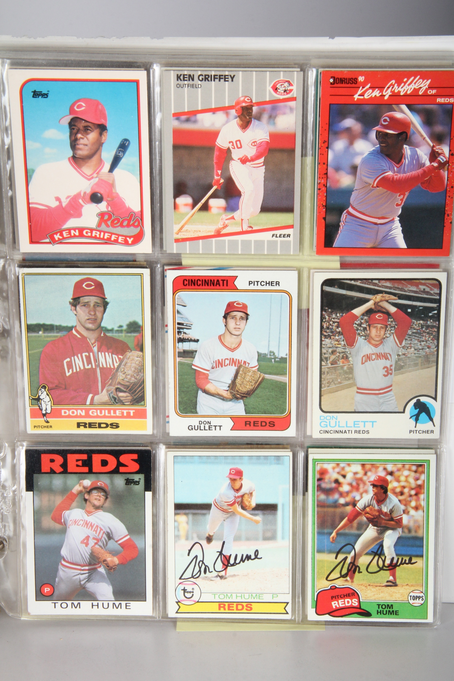 Vintage and Signed Cincinnati Reds Baseball Cards