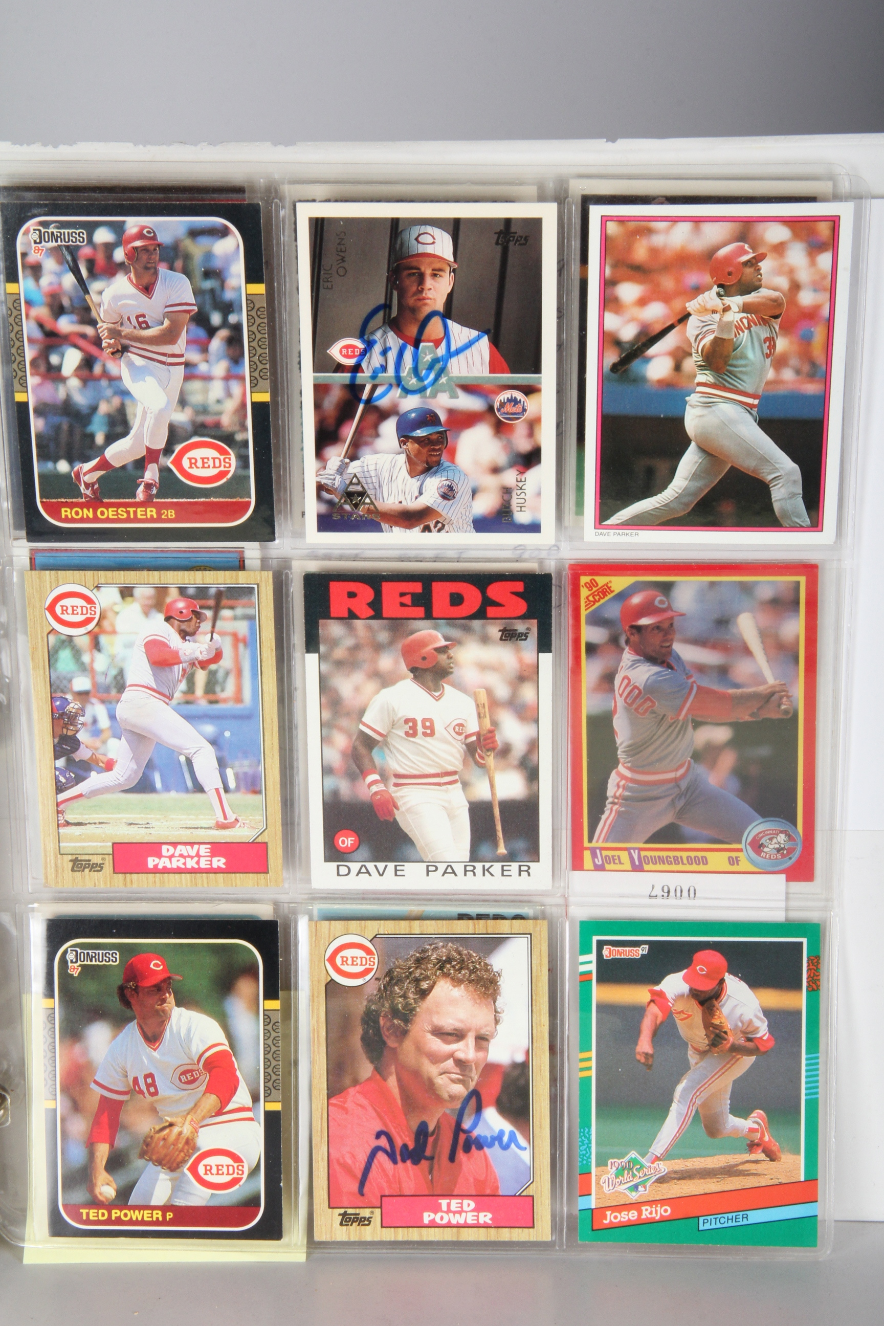 Vintage and Signed Cincinnati Reds Baseball Cards