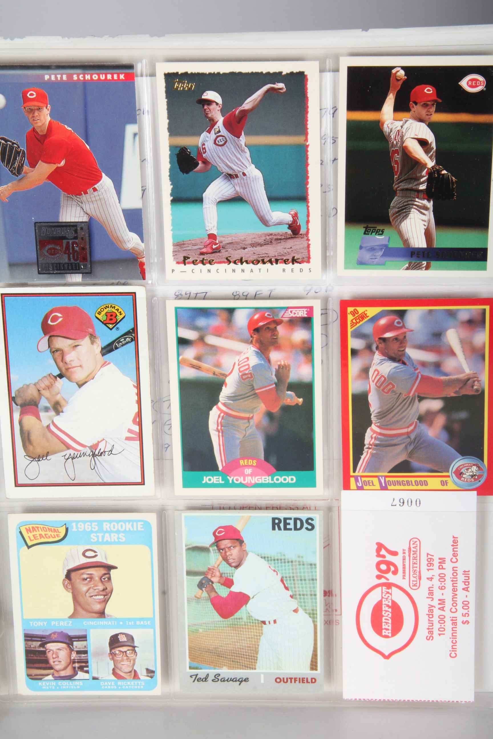 Vintage and Signed Cincinnati Reds Baseball Cards