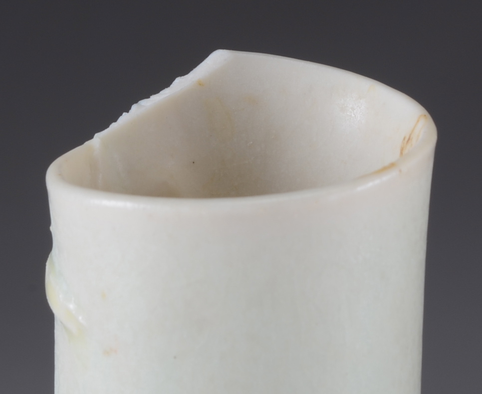 Two Cylindrical Pottery Vases