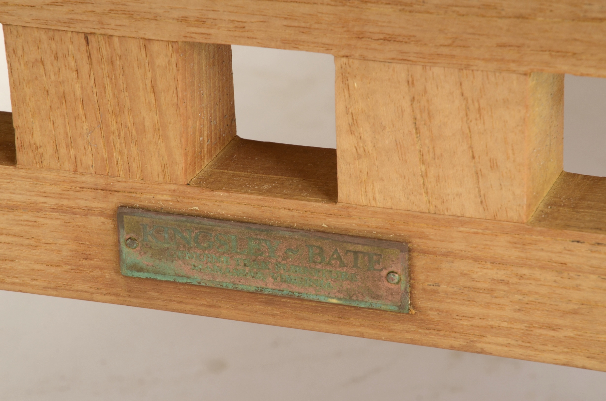 Pair of Teak Wood Poolside Chaise Lounges